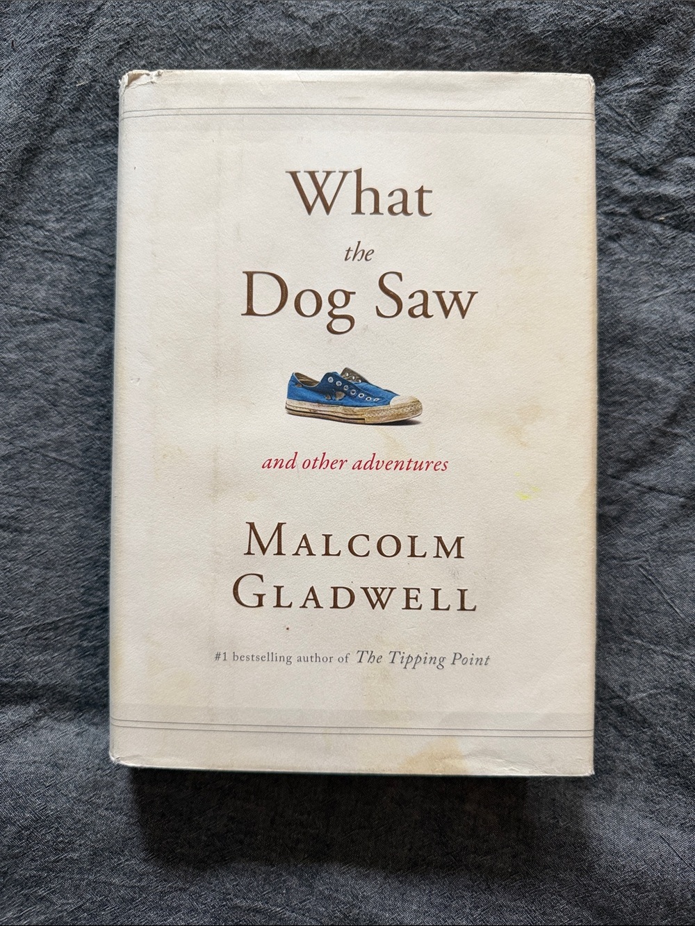 Malcolm Gladwell "What the Dog Saw" Hardcover - Blue Accent